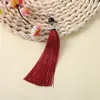 Nuevo Cierre de Pinza de Langosta Borla Bolsita Accesorio Flecos Piezas para DIY Marcapáginas Cortina de Puerta Colgante Pequeño Accesorio Estilo Chino