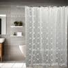 Cortina de ducha de baño PEVA nueva transfronteriza personalizable impermeable a prueba de moho fabricantes de cortinas divisorias de baño al por mayor