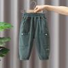 5741 Pantalones de Otoño para Niños 2026 Nuevos Elegantes Pantalones Largos de Bebé para Primavera y Otoño Pantalones Casuales de Estilo Coreano para Niños