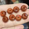 Cuentas Redondas de Ágata Nanhong, Cuentas de Corazón Hechas a Mano, Cuentas Sueltas de Cristal para Bricolaje, Accesorios de Ágata Nanhong para Pulseras