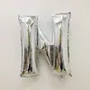 Globos de Letras de 32 pulgadas en Dorado, Plateado, Oro Rosa, Alfabeto Inglés A-Z Globo de Papel de Aluminio Decoración, Venta al por Mayor de Globos Transfronteriza