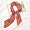 Bufanda para Mujer Invierno Tejida Larga Estilo Coreano Nuevo Estilo Coreano Estudiante Decorativa Geométrica Larga de Lana Pequeña Bufanda