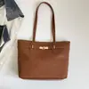 Bolsa de trabalho elegante de grande capacidade, novo modelo outono 2026, bolsa tote vintage feminina, bolsa de ombro fashion
