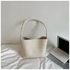 Bolso tipo cubo tejido con textura retro estilo coreano, nueva colección de verano 2026, diseño minimalista y único, adecuado para ir al trabajo, bolso de hombro o bolso de axila