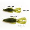 Tamanho grande pequeno camarão de obstáculo isca macia 12/8cm grupo de pesca isca macia camarão de afundamento lento isca macia com anzol de hélice Isca artificial Luya