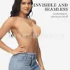 Venta Caliente Transfronteriza Delgado Anti-rozaduras Ligero Invisible Lacado Parche para Senos Sin Marca Transpirable Pecho Grande Anti-caída Push-up Parche para Senos para Mujeres