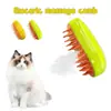 Peine Rociador Inteligente para Mascotas, Cepillo Rociador Limpiador y Desenredante para Gatos y Perros, Vapor Anti-Pelo Suelto, Recargable, Suministros Automáticos para Mascotas