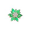 Broche de zircão de cobre atmosfera elegante corpete de diamante moda simples colar fixo de alta qualidade acessórios de pino anti-luz