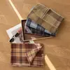 Novo Cachecol Xadrez, Xale Fashion com um Toque de Luxo, Cachecol de Pescoço Quente Versátil Estilo Coreano, Comprimento Médio