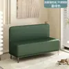 Taburete Cambiador de Zapatos de Lujo Ligero, Taburete de Almacenamiento, Taburete Sofá con Respaldo de Cuero Antiarañazos para Gatos, Taburete de Pie de Cama, Banco de Descanso para Tienda de Ropa y Zapatos