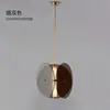 Lámpara Colgante Minimalista Posmoderna de una Sola Cabeza Diseño Creativo de Búho Artístico para Dormitorio, Mesita de Noche, Sala de Estar, Comedor, Luminaria Decorativa