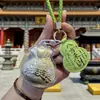 Popular Colgante de Oro Puro de Buena Suerte, Bolsa Dorada de la Fortuna, Llavero de Calabaza, Amuleto de Buena Suerte para Inauguración de Negocio, Regalo para Evento Promocional, Recuerdo