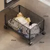 Cesta de Ropa Sucia bajo el Gabinete del Baño con Ruedas, Cesta Grande Móvil para Guardar Ropa Sucia, Carrito de Baño, Cesta de Lavandería para Baño