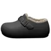Pantuflas de Algodón Impermeables Birkenstock para Mujer Otoño Invierno 2026 Nuevo Estilo Ropa para el Hogar Ropa para Exteriores Suela Gruesa Antideslizante Cálido Felpa Zapatos de Algodón para Hombre
