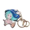 Llavero Hueco de Acrílico Personalizado de Anime, Colgante de Acrílico Grabado por Doble Cara, Personalización de Regalo de Joyería