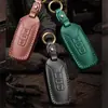 Funda Protectora para Llave de Coche Adecuada para Volkswagen Touareg 17/18/19/20/21 Bolsa Hecha a Mano de Cuero Genuino para Touareg