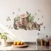 Fondo de Pantalla Animal Crossing Transfronterizo Erizo Ciervo Hongo Pegatinas Habitación Infantil Estilo Fresco PVC Autoadhesivo
