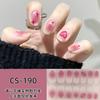 Calcomanía para Uñas de Gel sin Horneado Impermeable Duradera 3D Parche Adhesivo para Uñas Removible Usable Película de Esmalte de Uñas Calcomanía Completa