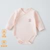 Macacão de Bebê Manga Longa Algodão Macio Camada Dupla Proteção da Barriga Macacão para Recém-Nascido Roupa Íntima de Algodão para Primavera Outono Inverno de Bebê