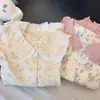 Pijama de Dos Piezas Corto de Dibujos Animados de Chef Dulce Isummerns para Mujer, Manga Corta y Shorts, Ropa para el Hogar, Conjunto de Alto Valor para Estudiantes