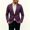 Otoño Nuevo Color Sólido Moda Casual Traje Pequeño Hombre Estilo Coreano Corte Delgado Un Botón Traje de Banquete de Boda Ropa Superior para Hombre