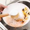 Escova de Panela com Cabo Longo Limpeza Doméstica da Cozinha Cabo de Plástico Escova para Lavar Panelas Escova de Outono e Inverno Escova para Panelas Escova Removedora de Óleo Sem Óleo