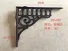 Grades de Portão de Ferro Forjado, Suporte Angular de Ferro Fundido Vintage, Suporte de Prateleira Triangular, Rack de Armazenamento de Cozinha, Prateleira de Canto