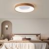 Luminária de Quarto Minimalista Estilo Chinês Novo Muguang 2025 Nova Cor de Nogueira Casual Espectro Completo Proteção Ocular Estudo Mestre Luminária de Quarto