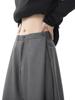 Cleanfit Pantalones Grises de Alta Gama con Sensación para Hombre Primavera Nuevo Sueltos Pantalones de Traje Rectos de Pierna Ancha Baggy Casuales