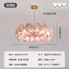 Lustre Francês Retrô de Luxo Leve de Vidro Colorido Feito à Mão em Murano Lâmpada Romântica Vintage de Sala de Estar Designer Luz Principal