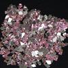 24 Rejillas Rosa Planos Pequeños Pedrería Moda Gota de Agua Plana Irregular Decoraciones de Uñas Pedrería Rosa Populares