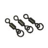 Conector de anillo simple y doble con eslabón giratorio en forma de Q alargado americano, fabricantes de accesorios de pesca para carpas.