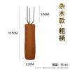 Tenedor de Maíz de Tres Púas Tenedor para Barbacoa Aguja para Asar Maíz Brocheta para Barbacoa Acero Inoxidable Palo de Moxa Moxibustión Extensor de Palo de Moxa