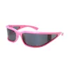 2025 Nuevas Gafas de Sol Curvas de Una Sola Pieza Y2K Sexy para Viajes Playa Costa Ciclismo Deportivas Futuristas