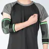 Cotoveleiras com Tira Personalizada para Homens e Mulheres, Suporte para Ciclismo, Respirável, Levantamento de Peso, Fitness, Basquete, Equipamento de Proteção com Tira de Compressão Elástica