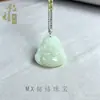 Colgante de Buda Maitreya Verde Afgano Natural y Blanco, Nueva Figura de Buda Rosa Estilo Chino, Adorno Rico en Aceite y Delicado, Estatua de Buda