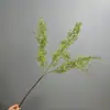 Alecrim Dourado Artificial de Haste Única, Samambaia Aspargo Dourada, Flores Decorativas, Plantas de Salgueiro Dourado, Grama Coral