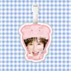 Etiqueta de equipaje nueva de He Junlin Colgante para mochila Decoración Etiqueta colgante Ventilador Mercancía Mismo estilo de Tiktok