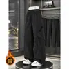 Pantalones Casuales Soft Shell a Prueba de Agua, Viento y Polvo para Hombres y Mujeres, Estilo Dopamina Otoñal para Chicas, Multicolor, para Exteriores, Cargo de Pierna Recta Holgados