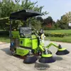 Vehículo de Limpieza Automático con Techo para Complejos Residenciales, Caminos de Saneamiento y Talleres Industriales; Barredora Eléctrica de Montar de Tres Ruedas