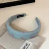 Diadema de Moda Estilo Coreano con Estampado de Moño, Diadema Dulce y Elegante de Esponja Alta, Versátil para Salir, Accesorio para el Cabello