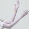 Manga de hielo UV protector solar de verano manga de hielo extendida femenina nailon seda de hielo guantes de protección solar para montar al aire libre al por mayor