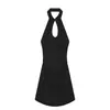 Fabricante de Ropa para Mujer Transfronterizo al por Mayor 2026 Nuevo Estilo Europeo y Americano a la Moda Sexy Chica Caliente Vestido con Cuello de Cheongsam y Espalda Descubierta