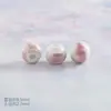 Contas de Cerâmica Esmaltada Galvanizada de 8mm Transfronteiriças Acessórios para Pulseira de Roupas Contas para Pulseira DIY Contas Espaçadoras Redondas Coloridas