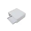 Caja de conexiones de plástico blanco al por mayor de fábrica, carcasa de alimentación, caja de conexiones de PVC, caja de control eléctrico, caja de conexiones, plástico extruido