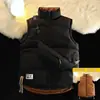 Chal Reversible 2025 Nuevo de Alta Calidad Color Sólido Engrosado con Bolso al Hombro Marca Juvenil Moderna Cuello Alto Chaqueta Transfronteriza