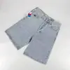 Calça Jeans Y2K Big Boy Hip-Hop Estampa de Desenho Bordado Jeans Largo Masculino Tendência Atacado do Fabricante
