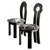 Silla de Comedor de Madera Maciza Estilo Medieval, Mesa y Sillas de Comedor para el Hogar para Combinar Silla Hipopótamo, Silla con Respaldo de Sirena, Taburete de Maquillaje Retro de Ratán