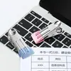 Clip Plano de Boca Ancha Recubierto para Colgar Clips a Prueba de Viento Clips sin Marca para Ropa Pinzas de Metal Hierro para Secar Ropa en Casa
