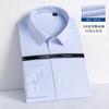 DP prenda sin planchado sin planchado 100 algodón camisa de hombre manga larga color sólido camisa de vestir para negocios